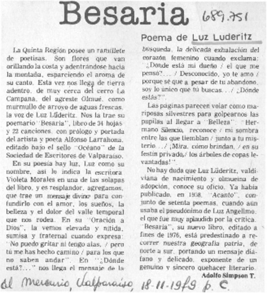 Besaría