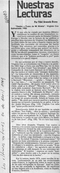 Dentro y fuera de mi maleta