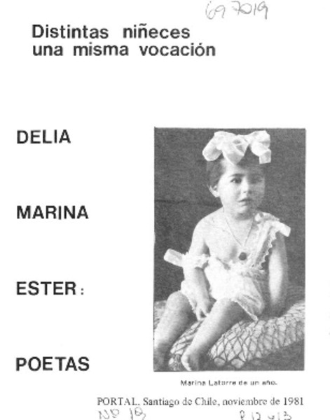 Distintas niñeces una misma vocación.