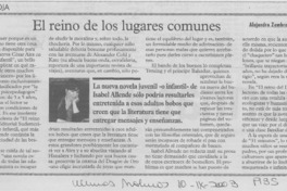 El reino de los lugares comunes