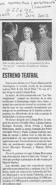 Estreno teatral