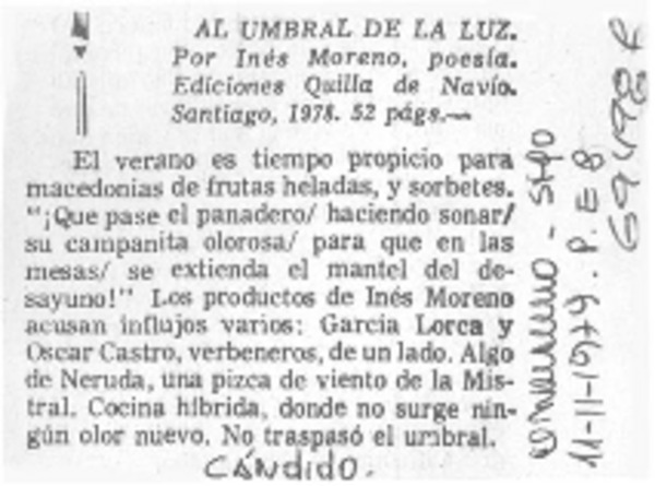 Gabriela Mistral recibe el Nobel de Literatura