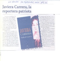 Javiera Carrera, la reportera patriota