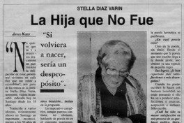 La Hija que no fue [entrevista]