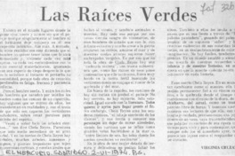 Las raíces verdes