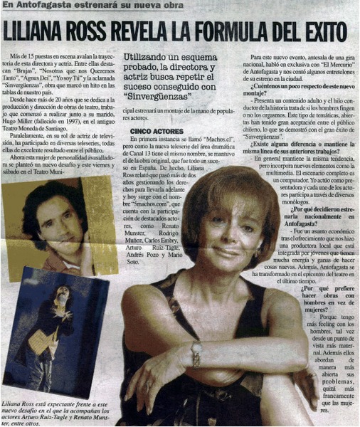 Liliana Ross revela la fórmula del éxito