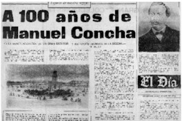 A 100 años de Manuel Concha