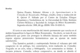 Abismo y fe  [artículo] M. Mercedes López Delgado <y> Roberto Quiroz Pizarro