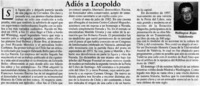 Adiós a Leopoldo