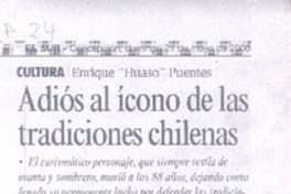 Adiós al ícono de las tradiciones chilenas