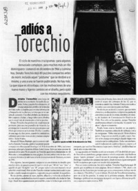 Adiós a Torechio  [artículo]