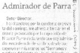 Admirador de Parra