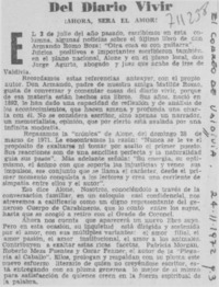 Ahora, será el amor!.