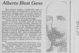 Alberto Blest Gana.