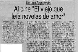 Al cine "El viejo que leía novelas de amor"  [artículo]