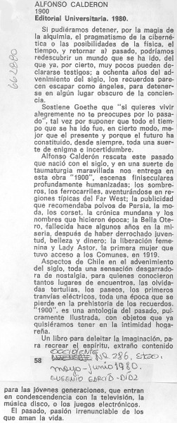 Alfonso Calderón 1900