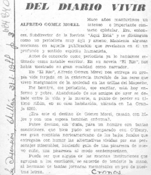 Alfredo Gómez Morel