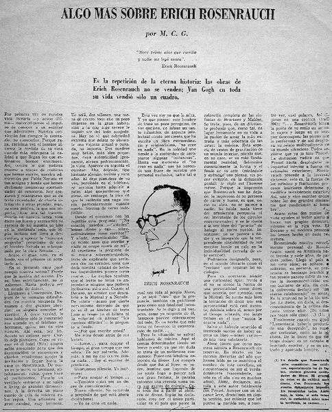 Algo más sobre Erich Rosenrauch