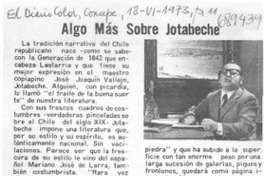 Algo más sobre Jotabeche