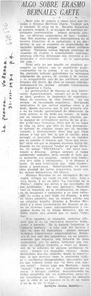 Algo sobre Erasmo Bernales Gaete