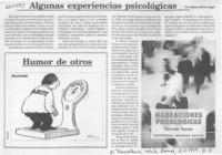 Algunas experiencias psicológicas
