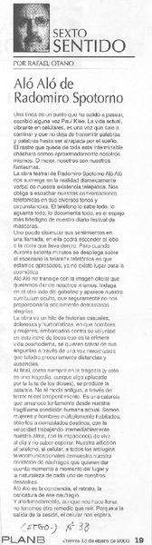 Aló aló de Radomiro Spotorno