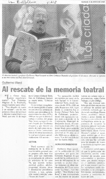 Al rescate de la memoria teatral