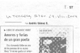 Amores y furias de un gran poeta.