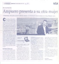 Ampuero presenta a su otra mujer