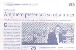 Ampuero presenta a su otra mujer