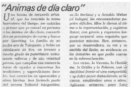 Animas de día claro"