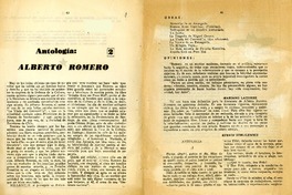 Anotlogía: Alberto Romero.  [artículo]