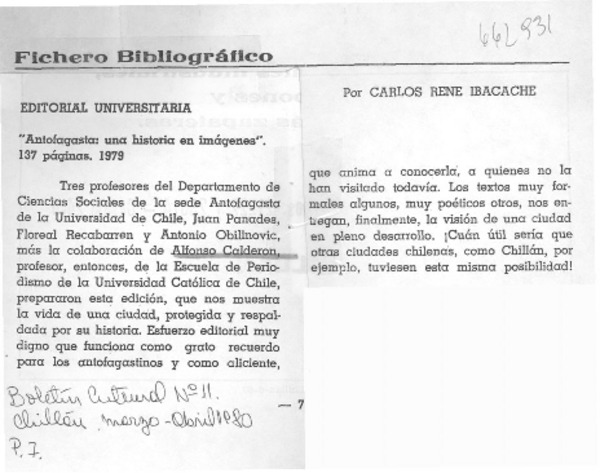 Antofagasta: una historia en imágenes