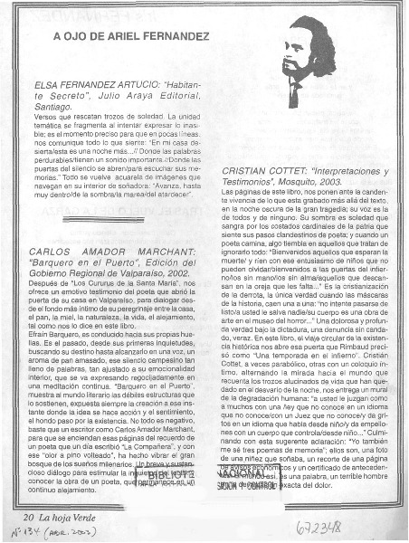 A ojo con Ariel Fernandez