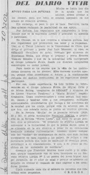 Apoyo para los jóvenes