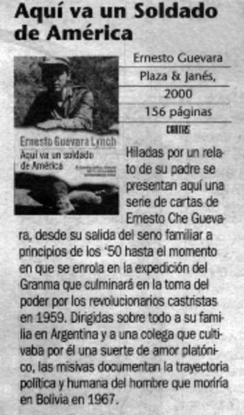 Aquí va un soldado de América