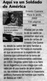 Aquí va un soldado de América