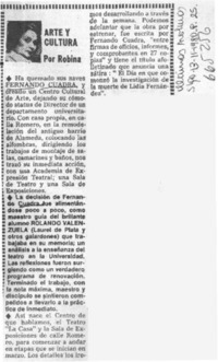 Arte y cultura  [artículo] Robina.