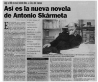 Así es la nueva novela de Antonio Skármeta