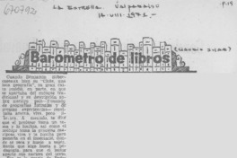 Barómetro de libros