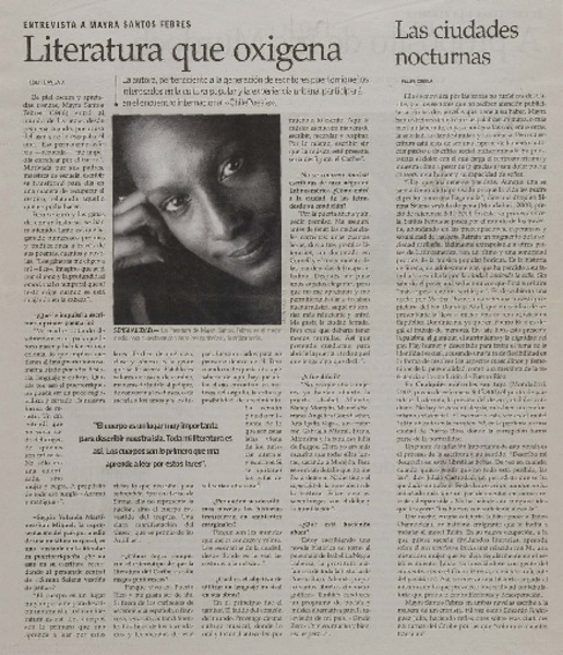 Literatura que oxigena