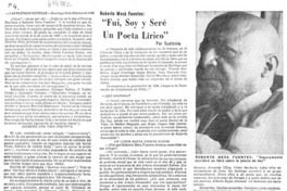 "Fuí, Soy y seré un poeta lírico" : [Entrevista]