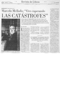 "vivo esperando las catástrofes" (entrevista)