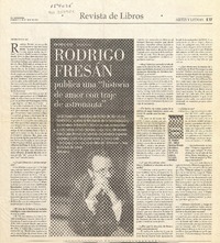 Rodrigo Fresán publica una "historia de amor con traje de astronauta" (entrevista)  [artículo] Antonio Díaz Oliva.