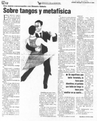 Sobre tangos y metafísica (entrevista)