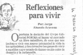 Reflexiones para vivir