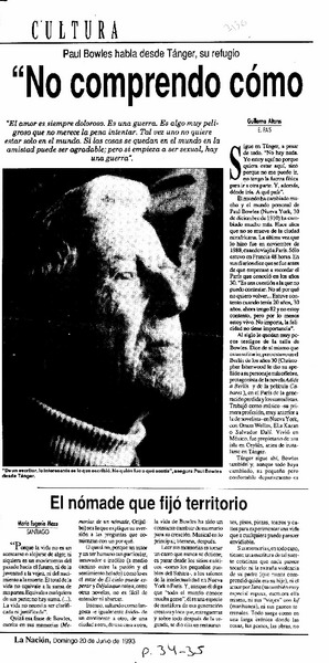 No comprendo cómo el amor puede dar la paz"