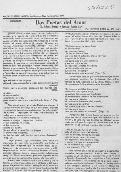 Dos poetas del amor