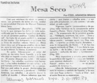 Mesa Seco