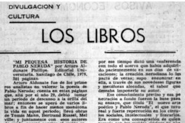 Mi pequeña historia de Pablo Neruda"